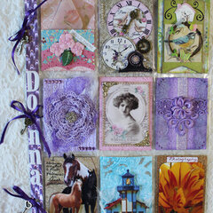 All About Me - A Few of My Favorite Things Pocket Letter for Donna