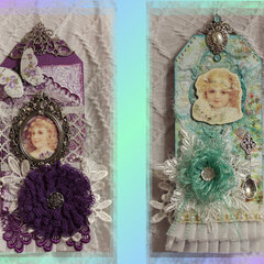Victorian Double-Sided Tag