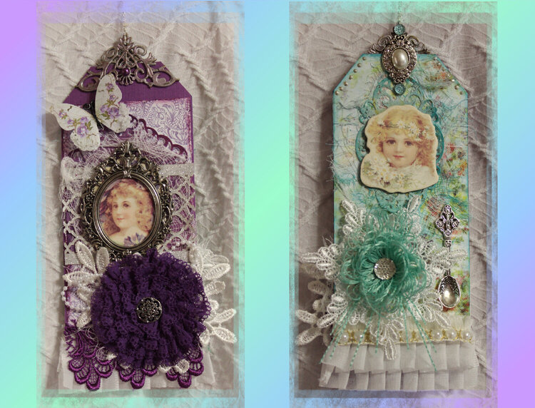 Victorian Double-Sided Tag