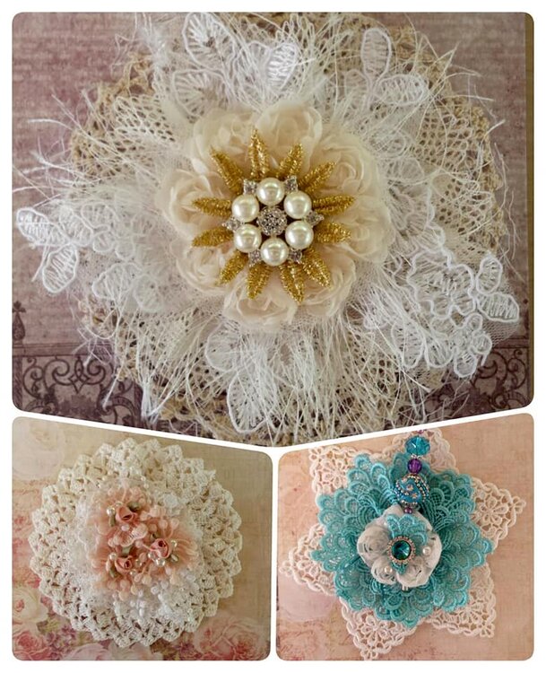 Handmade Shabby Chic Flowers