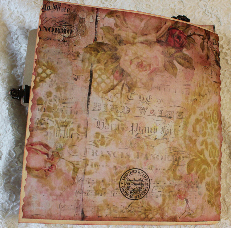 BFS Bird Waltz Altered Ephemera File Folder