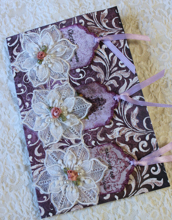 Purple Elegance Birthday Card