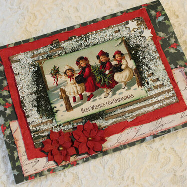 Christmas Little Women - November Card Sketch #5