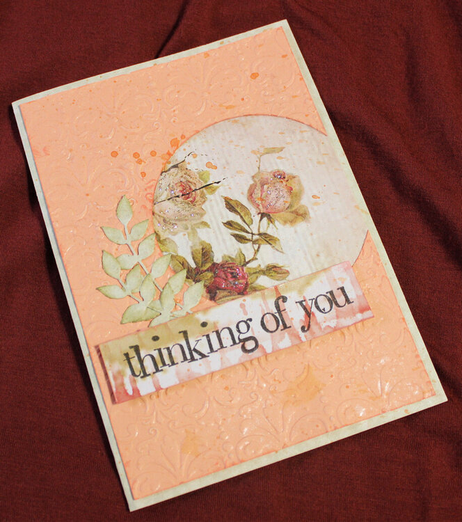 January Card Sketch #5 - Thinking of You