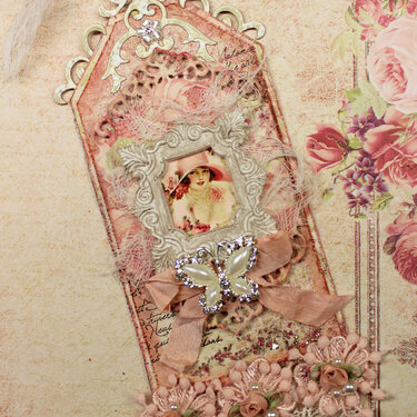 Vintage/Shabby Chic Tag for June Swap
