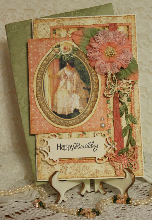 G45&#039;s Portrait of a Lady Birthday Card