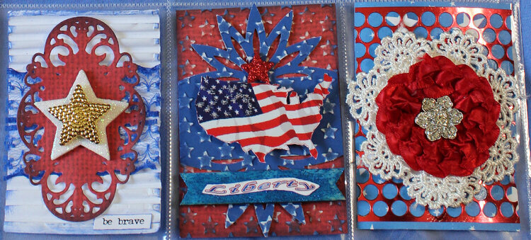 Red, White and Blue Pocket Letter for Beth