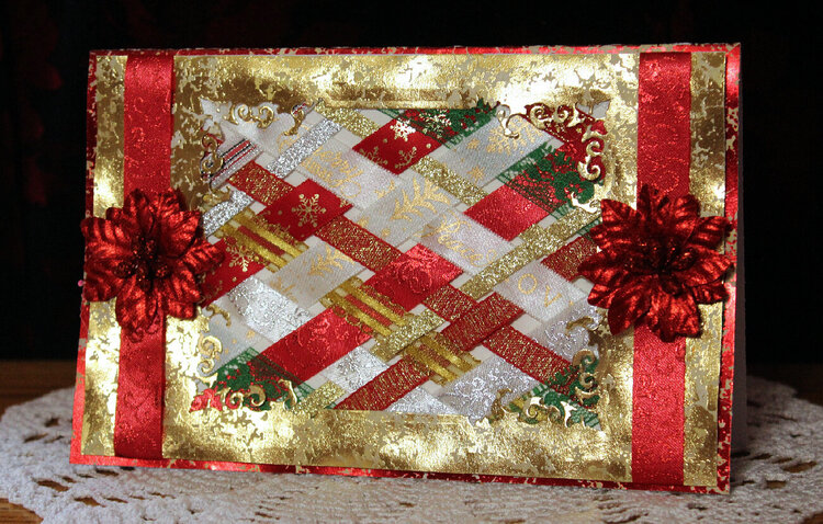 Ribbons Galore Christmas Card
