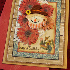 Autumn Smiles Birthday Card