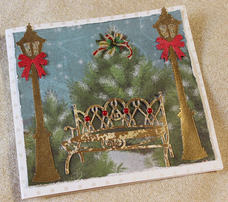 A Peaceful Setting Christmas Card