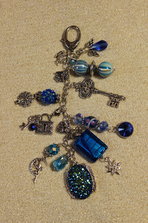 Shades of Blue Chunky Charms
