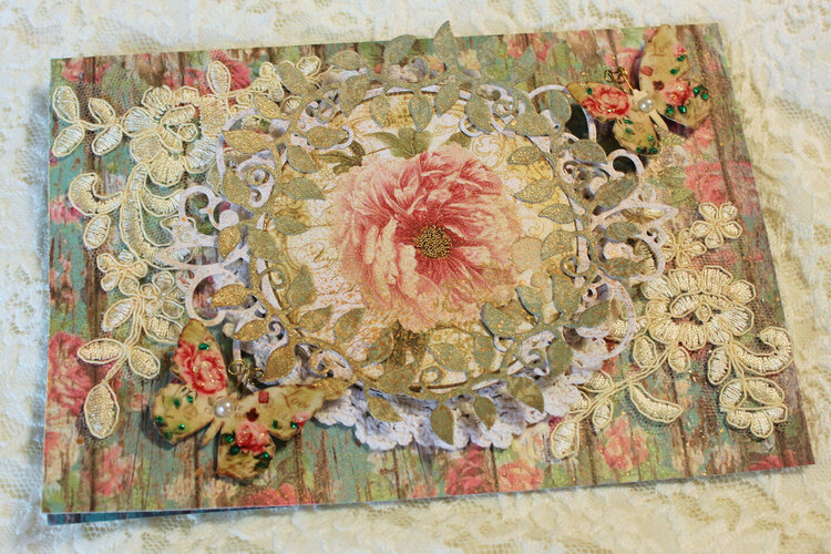 Roses and Lace Get Well Card