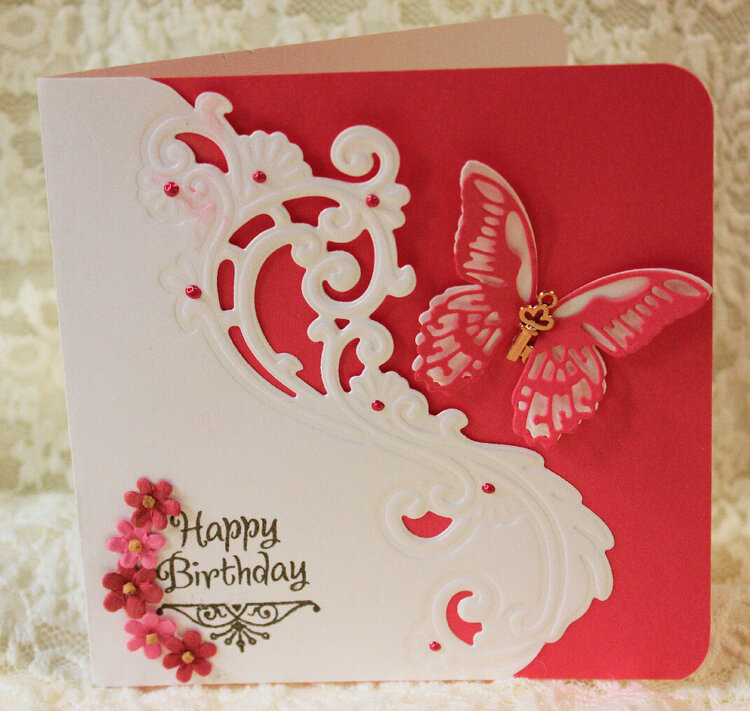 Vanilla and Rouge Birthday Card