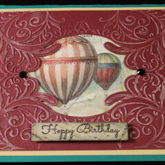 Up and Away Birthday Card