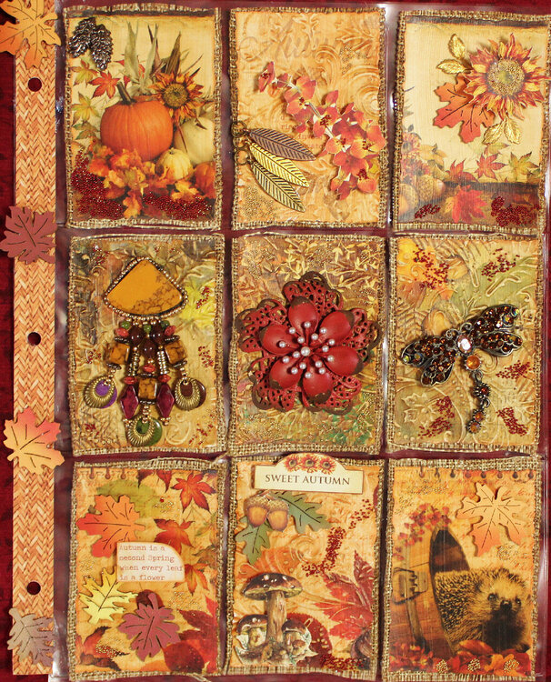 Autumn Pocket Letter for Tracy