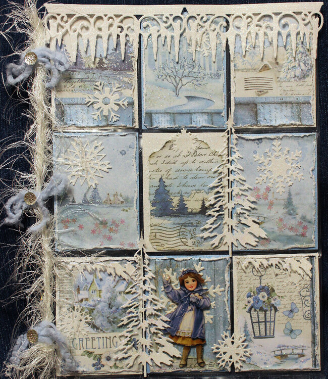 Winter-themed Pocket Letter for Peggy