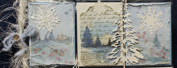 Winter-themed Pocket Letter for Peggy