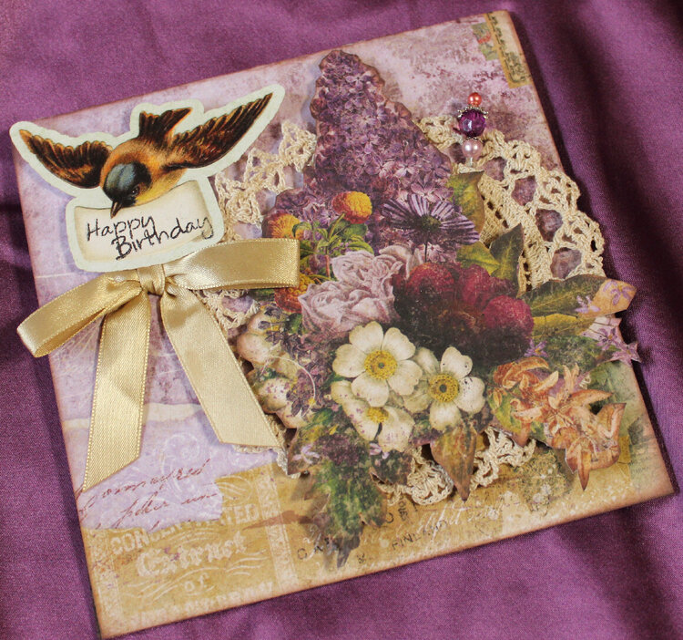 Eclectic Charm Birthday Card