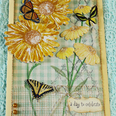 Sunflower Delight Birthday Card