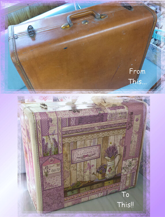 Repurposed Suitcase