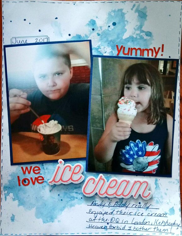 We love Ice Cream