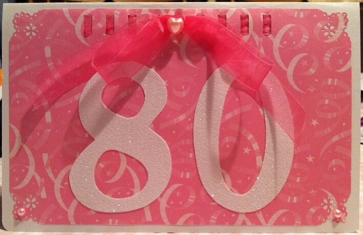 80th Birthday Card