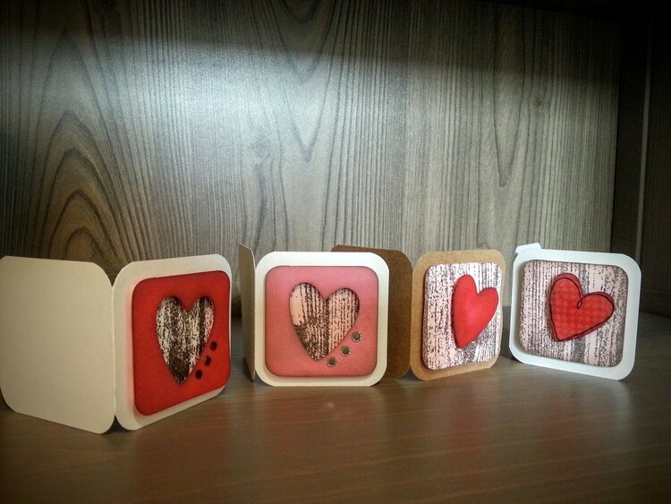 Mini Valentine&#039;s Cards...