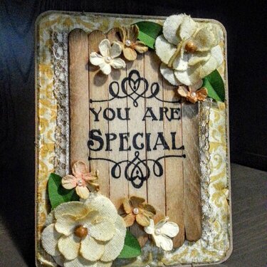 You Are Special...