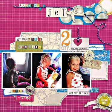 Leaving on a Jet Plane *Scrapbook Circle* kit