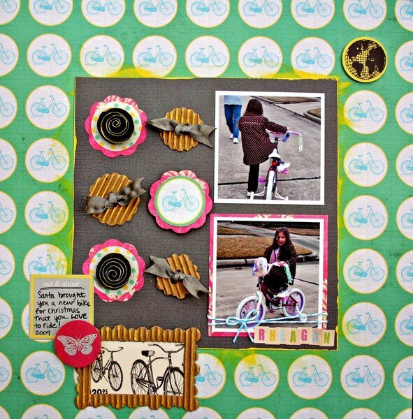 Christmas Bike *Scrapbook Circle* kit