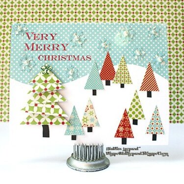 Very Merry Christmas Card *Lily Bee Design*