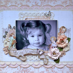 Graphic 45 Little darling layout