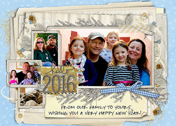 2016 Happy New Year&#039;s card