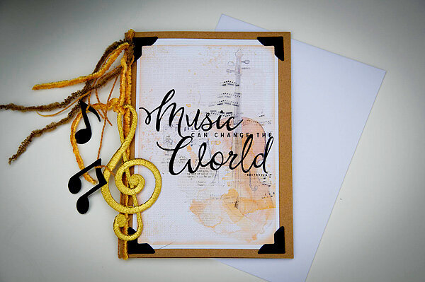 music can save the world card