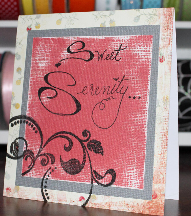 Sweet Serenity Card