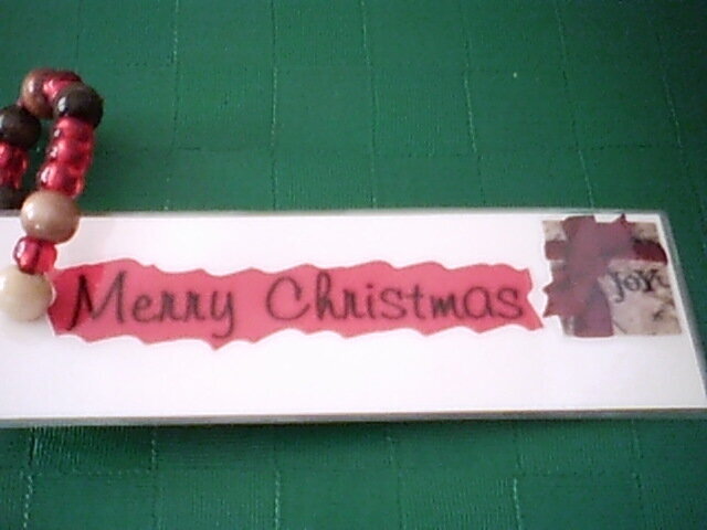 Merry Christmas Bookmark
