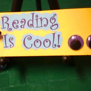 Reading Is Cool Bookmark