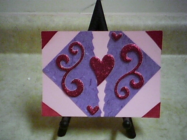 &quot;An Open Heart&quot; Valentine Card
