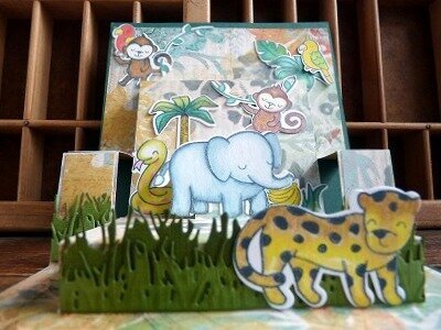 Lawn Fawn&amp;#12300;Pop up Book Card&amp;#12301; -