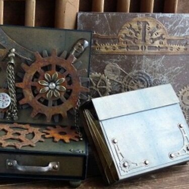 steampunk &amp;#12300;Card Case &amp;#65286; Easel Box Card &amp;#65286; Book card &amp;#12301;