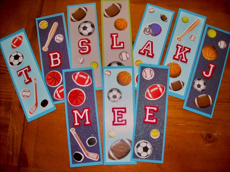 Boys Bookmarks for Valentines Day