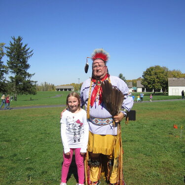Once i went to this place called conner prairie and there where indians it was really cool!