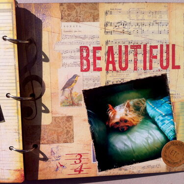 The most beautiful little scrapbooker in the history of universe