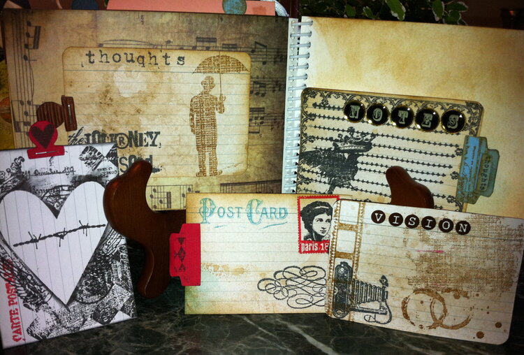 2011 brag mini albom Part II - journaling tags