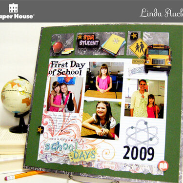 First Day of School 12" Layout