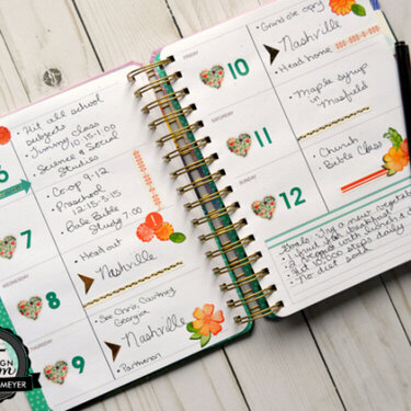 Live Bold Planner Spread