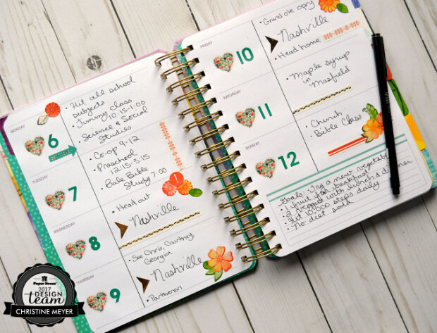 Live Bold Planner Spread