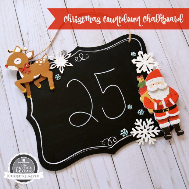 Christmas Countdown Chalkboard