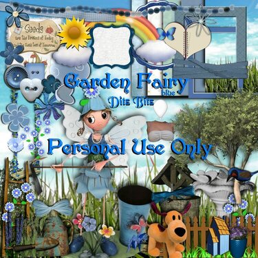 Garden Fairy-blue