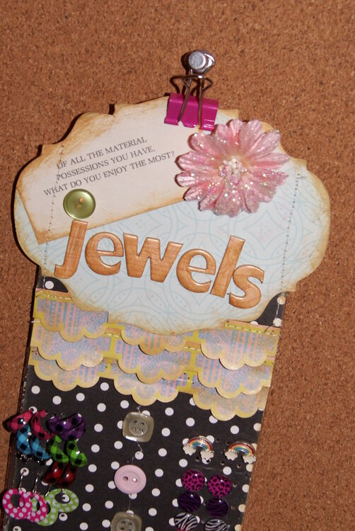 &quot;Jewels&quot; earring holder